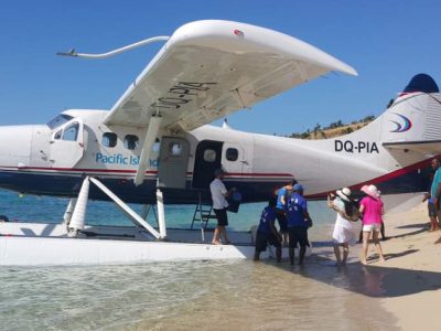 Above the Clouds - See Fiji Like Never Before with a Heli-Transfer